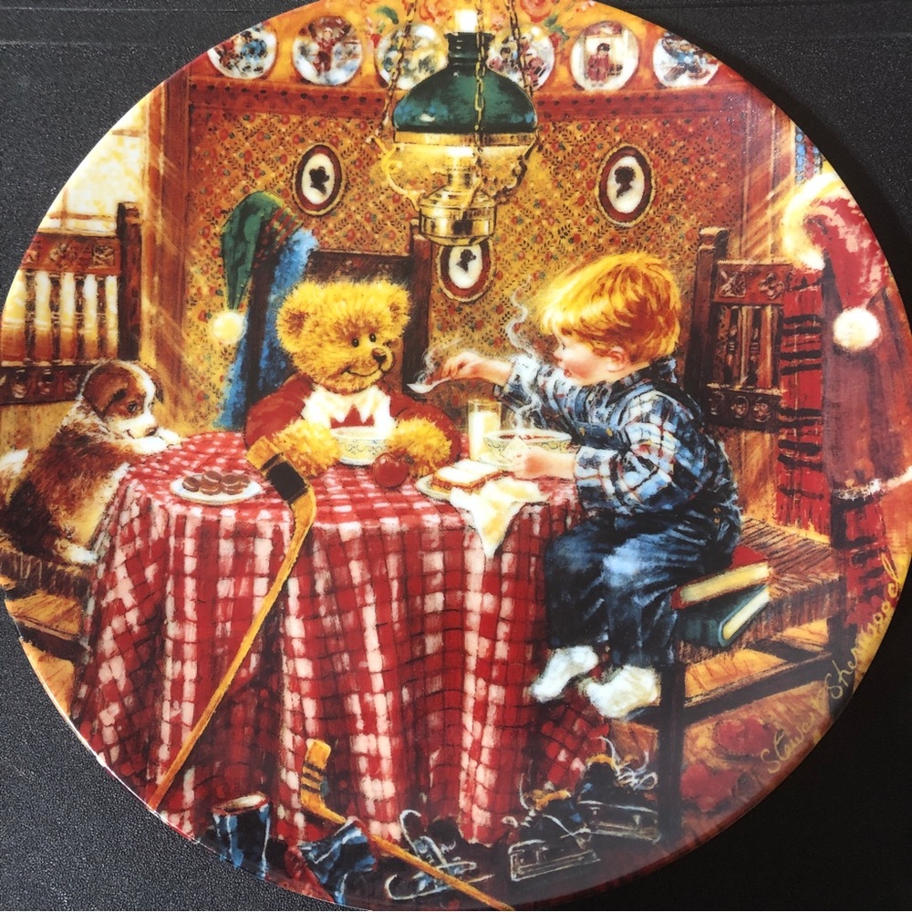 2for$20🟠Collectible Plate by Stewart Sherwood-1992 The joys of childhood
